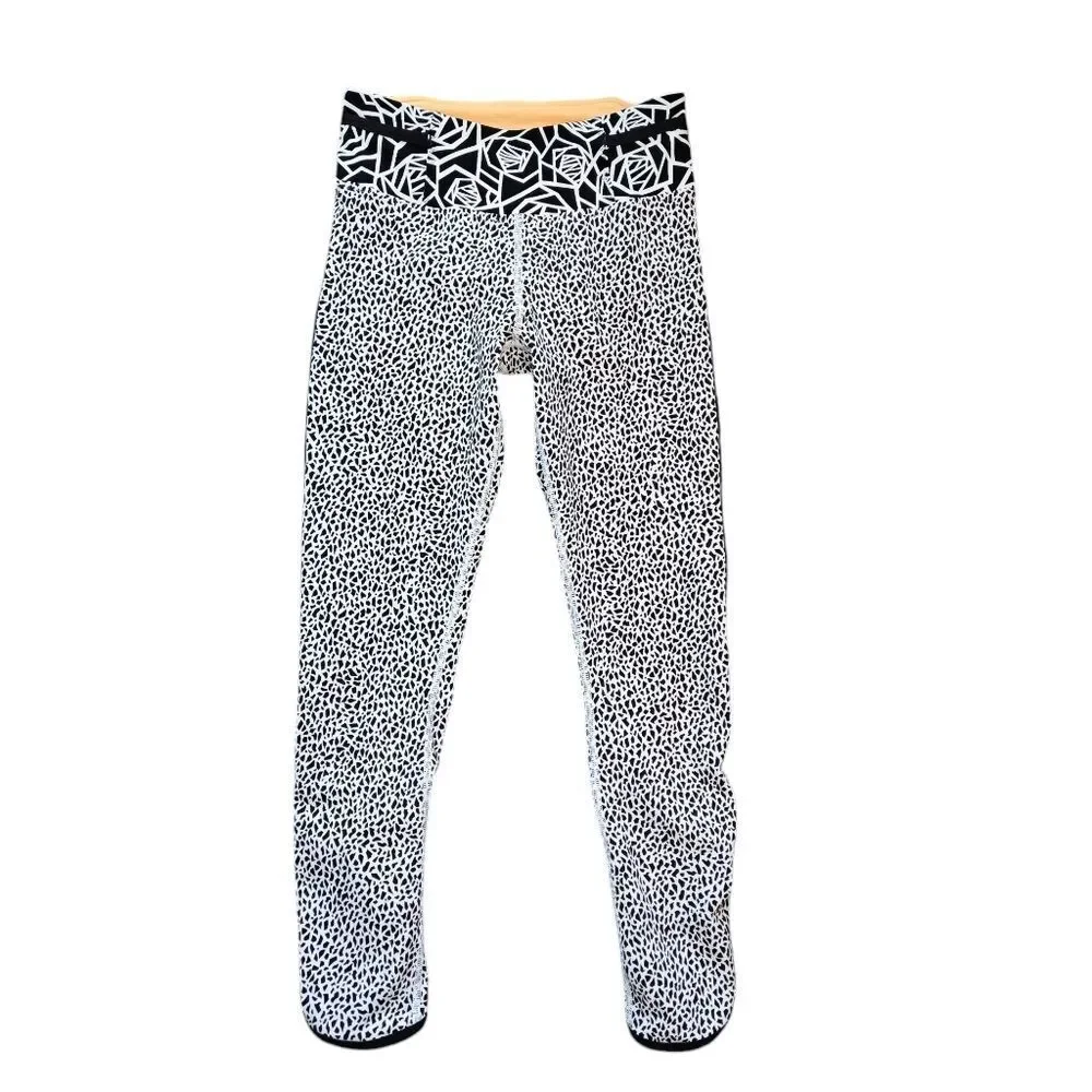 Lululemon Real Quick Tight - Miss Mosaic White / Posey - Picture 2 of 11